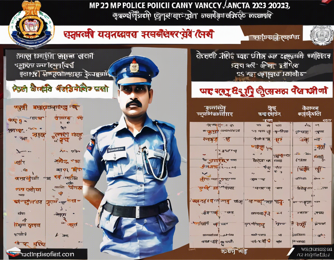2023 MP Police Vacancy: Latest Updates & Application Guide