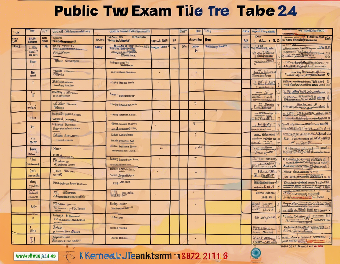 2024 Kerala Plus Two Public Exam Time Table